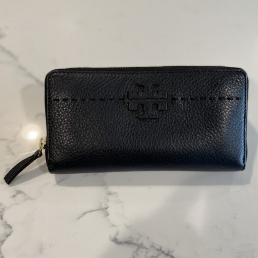 Tory Burch McGraw Zip Continental Wallet